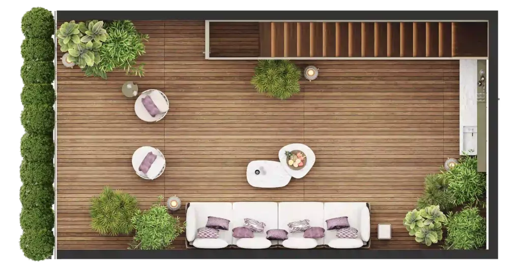pandawa dream penthouse 94 m2 plan